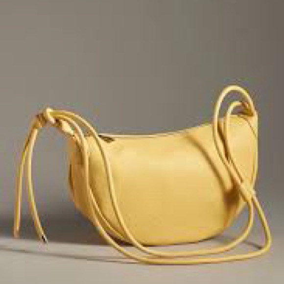 ANTHROPOLOGIE MALI + LILI CONVERTIBLE YELLOW SLING BAG - Picture 2 of 13